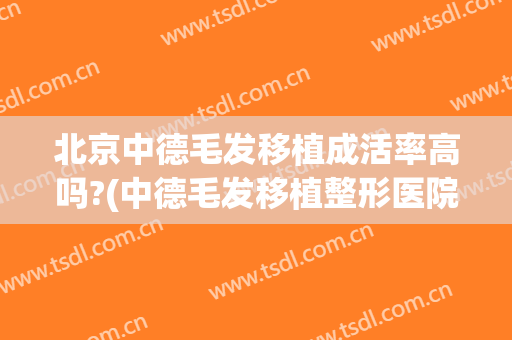 北京中德毛发移植成活率高吗?(中德毛发移植整形医院怎么样)
