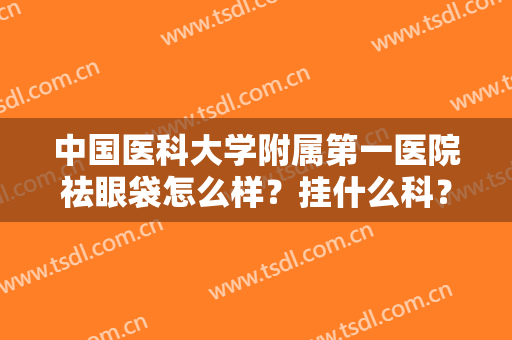 中国医科大学附属第一医院祛眼袋怎么样？挂什么科？附医生名单及价格表