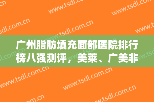 广州脂肪填充面部医院排行榜八强测评，美莱、广美非常值得种草！(广州面部脂肪填充的专家都有哪些?)