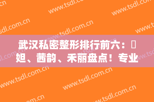 武汉私密整形排行前六：媄妲、茜韵、禾丽盘点！专业性价比高(武汉禾丽医美整形医院怎么样)