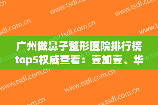 广州做鼻子整形医院排行榜top5权威查看：壹加壹、华美入围_果断收藏!(广州鼻子整容)