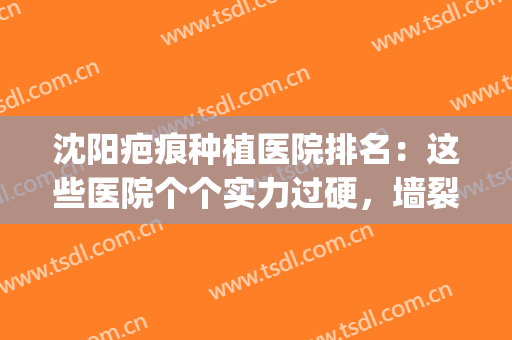 沈阳疤痕种植医院排名：这些医院个个实力过硬，墙裂推荐！(沈阳哪家医院治疗疤痕是最好的医院)