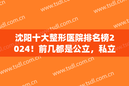 沈阳十大整形医院排名榜2024！前几都是公立，私立也是紧跟其后！(沈阳前十名的整形医院)