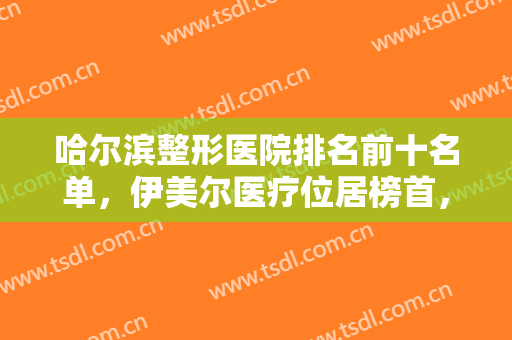 哈尔滨整形医院排名前十名单，伊美尔医疗位居榜首，这十家都是为您精心挑选的，请注意查收！