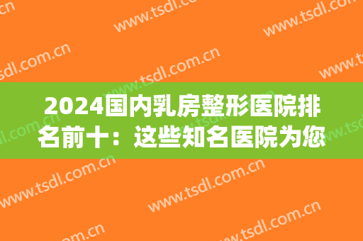 2024国内乳房整形医院排名前十：这些知名医院为您打造满意胸型！(隆胸医院排名)