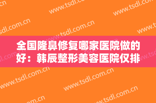 全国隆鼻修复哪家医院做的好：韩辰整形美容医院仅排第五，其他医院你都认识吗？