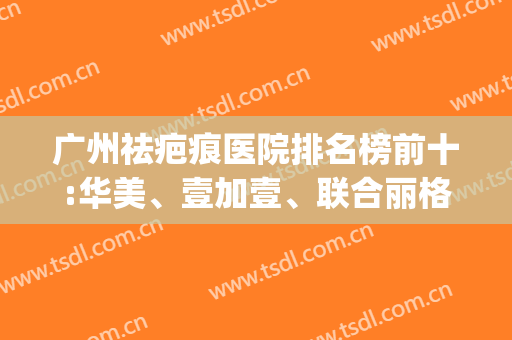 广州祛疤痕医院排名榜前十:华美、壹加壹、联合丽格都不在前三(广州疤痕消除选哪家比较好)