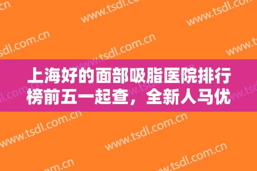 上海好的面部吸脂医院排行榜前五一起查，全新人马优势在哪？价格随时查！