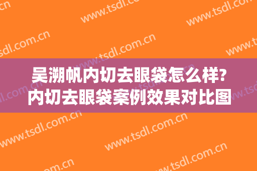 吴溯帆内切去眼袋怎么样?内切去眼袋案例效果对比图_浙江省人民医院