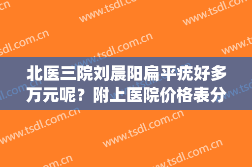 北医三院刘晨阳扁平疣好多万元呢？附上医院价格表分享！(北医三院激光治疗扁平疣费用)