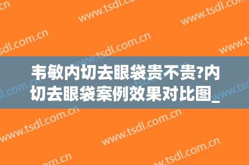 韦敏内切去眼袋贵不贵?内切去眼袋案例效果对比图_上海交通大学医学院附属第九人民医院