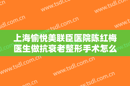 上海愉悦美联臣医院陈红梅医生做抗衰老整形手术怎么样？附案例分享！