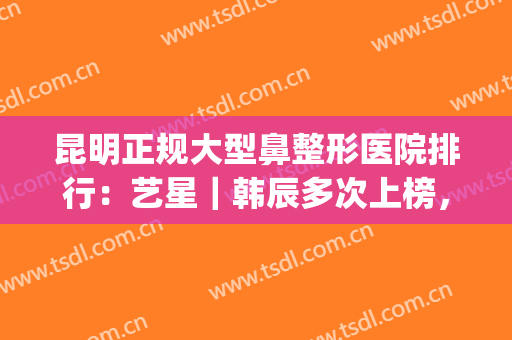 昆明正规大型鼻整形医院排行：艺星｜韩辰多次上榜，实力强劲！(昆明鼻整形医生排名)