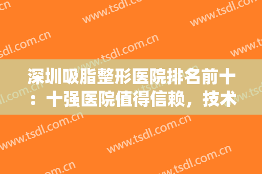 深圳吸脂整形医院排名前十：十强医院值得信赖，技术好非常靠谱~~(深圳最好的吸脂手术医院)