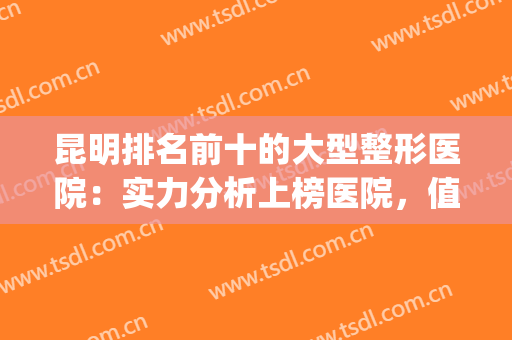 昆明排名前十的大型整形医院：实力分析上榜医院，值得信赖！(昆明公立整形医院排名前三的)