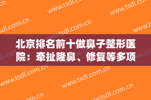 北京排名前十做鼻子整形医院：牵扯隆鼻、修复等多项，美鼻宝典出！(北京整形鼻子最好的公立医院)
