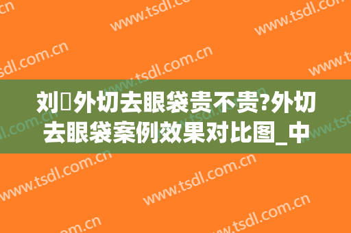 刘浥外切去眼袋贵不贵?外切去眼袋案例效果对比图_中国医学科学院皮肤病医院