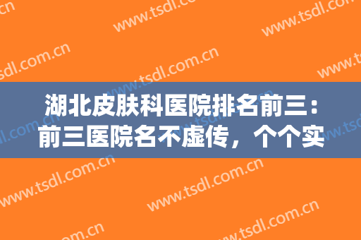 湖北皮肤科医院排名前三：前三医院名不虚传，个个实力不凡！(湖北皮肤病医院排名榜)