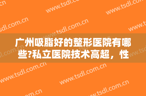 广州吸脂好的整形医院有哪些?私立医院技术高超，性价比高就看这几家！！