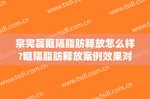 宗宪磊眶隔脂肪释放怎么样?眶隔脂肪释放案例效果对比图_中国医学科学院整形外科医院