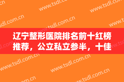 辽宁整形医院排名前十红榜推荐，公立私立参半，十佳医美花落谁家？(辽宁整形医院排行榜)
