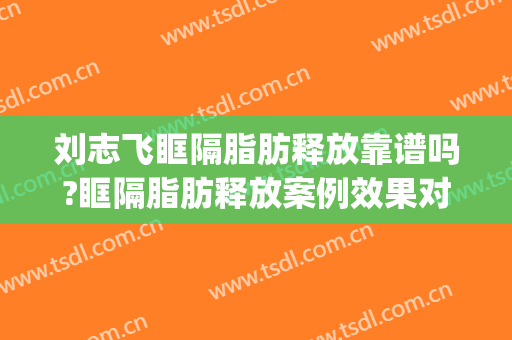 刘志飞眶隔脂肪释放靠谱吗?眶隔脂肪释放案例效果对比图_中国医学科学院北京协和医院