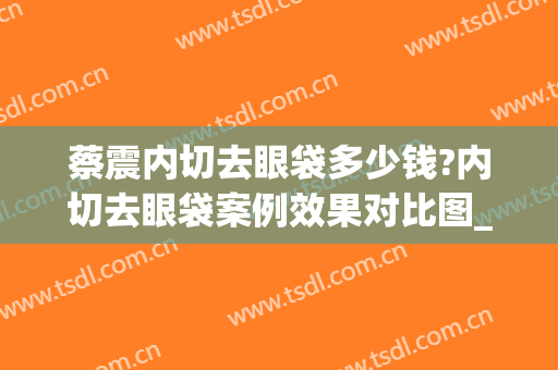蔡震内切去眼袋多少钱?内切去眼袋案例效果对比图_四川省医学科学院·四川省人民医院