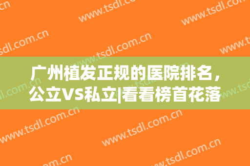 广州植发正规的医院排名，公立VS私立|看看榜首花落谁家呢！(广州比较正规的植发医院)