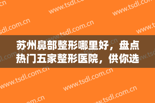 苏州鼻部整形哪里好，盘点热门五家整形医院，供你选择~~(苏州鼻子整形)