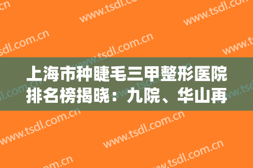 上海市种睫毛三甲整形医院排名榜揭晓：九院、华山再次领衔榜单(第九人民医院眼部整形医生排名)