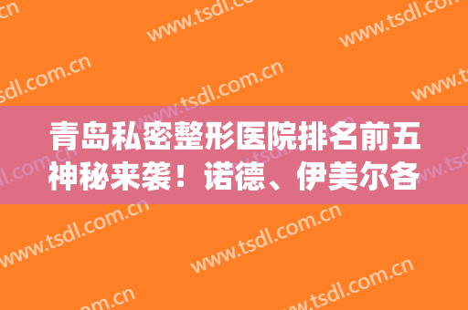 青岛私密整形医院排名前五神秘来袭！诺德、伊美尔各家优势盘点(青岛医美尔整形医院)
