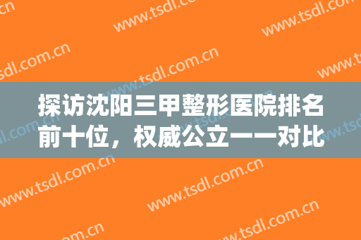 探访沈阳三甲整形医院排名前十位，权威公立一一对比,答案太实用了(沈阳三甲整形医院有哪些)