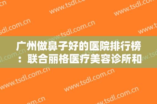 广州做鼻子好的医院排行榜：联合丽格医疗美容诊所和兴群整形外科诊所在榜！