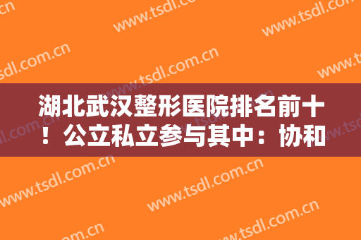 湖北武汉整形医院排名前十！公立私立参与其中：协和、同济、华美等一一PK！