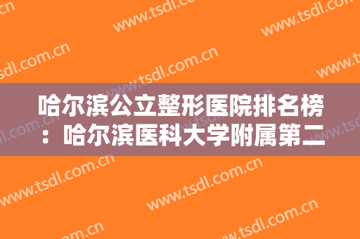 哈尔滨公立整形医院排名榜：哈尔滨医科大学附属第二医院毋庸置疑位列首位！