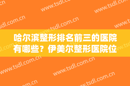 哈尔滨整形排名前三的医院有哪些？伊美尔整形医院位列第一！(哈尔滨最好的整形医院是哪家)