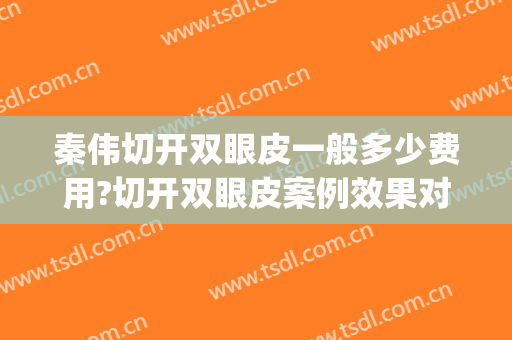 秦伟切开双眼皮一般多少费用?切开双眼皮案例效果对比图_好大夫工作室