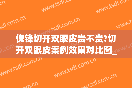 倪锋切开双眼皮贵不贵?切开双眼皮案例效果对比图_好大夫工作室(倪大红双眼皮是割的吗)