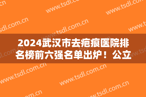 2024武汉市去疤痕医院排名榜前六强名单出炉！公立私立对比评选榜首！