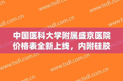 中国医科大学附属盛京医院价格表全新上线，内附硅胶丰胸案例(盛京医院照片)
