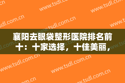 襄阳去眼袋整形医院排名前十：十家选择，十佳美丽，来看看哪些医院值得信任吧！