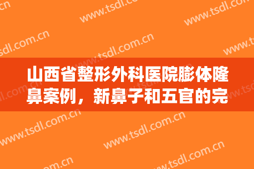 山西省整形外科医院膨体隆鼻案例，新鼻子和五官的完美融合！(太原隆鼻整形术)