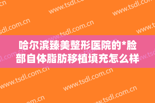 哈尔滨臻美整形医院的*脸部自体脂肪移植填充怎么样?成为高级脸(哈尔滨臻美整形正规么)