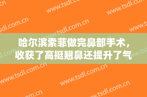 哈尔滨索菲做完鼻部手术，收获了高挺翘鼻还提升了气质(索菲美容整形医院哈尔滨)