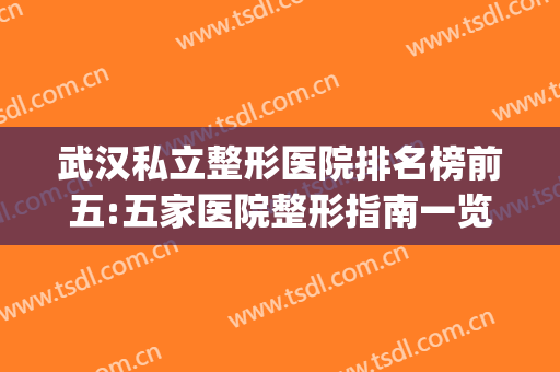武汉私立整形医院排名榜前五:五家医院整形指南一览！！！(武汉有几家整形医院)