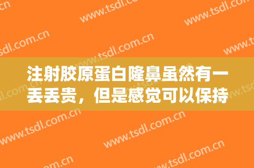 注射胶原蛋白隆鼻虽然有一丢丢贵，但是感觉可以保持很久啊！(鼻子注射胶原蛋白会维持几年)