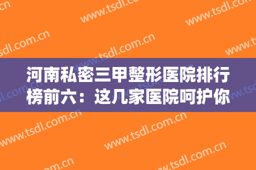 河南私密三甲整形医院排行榜前六：这几家医院呵护你的健康~~~(河南公立三甲整形医院)
