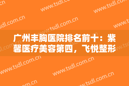 广州丰胸医院排名前十：紫馨医疗美容第四，飞悦整形医疗美容诊所第五
