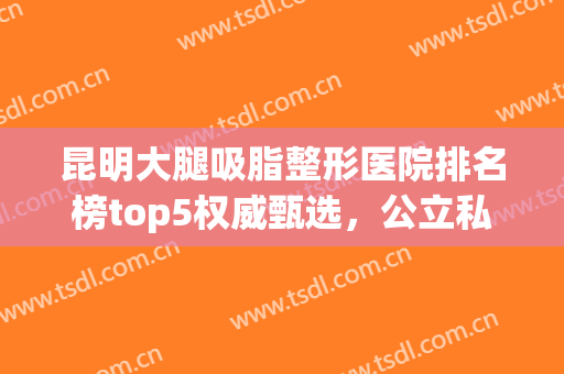 昆明大腿吸脂整形医院排名榜top5权威甄选，公立私立口碑横评！收藏吧