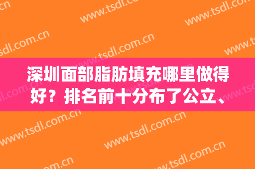 深圳面部脂肪填充哪里做得好？排名前十分布了公立、私立两种类别！(深圳脂肪填充哪个医生最好)